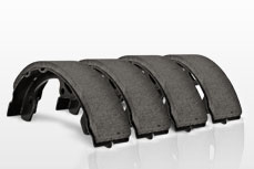 Autospecialty parking brake shoes